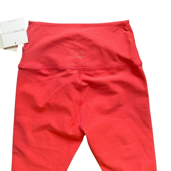 Beyond Yoga Spacedye Medium Legging High Waisted At Your Leisure Midi Coral Glow - Picture 7 of 8